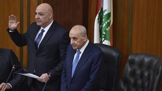 قسم اليمين - رئيس الجمهورية العماد جوزاف عون